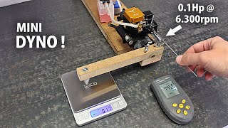 Simplest DYNO for RC Engines  Prony Brake Dynamometer [upl. by Tierza]