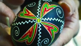 Learn How to Dye amp Color Easter Eggs  Decorate Ukrainian Ukraine Pysanky Pysanka Beginner Egg [upl. by Ahsyen]