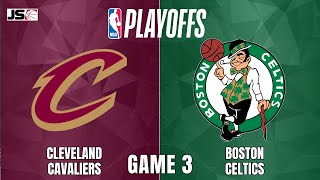 Cleveland Cavaliers vs Boston Celtics Game 3  NBA Live Scoreboard [upl. by Lodmilla310]