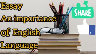 Essay An importance of English languageEnglish language ImportanceLearn English with nida [upl. by Marquez159]