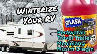 Perawatan RV Menjelang Musim Dingin  Pemberian Antibeku Pada RV  RV winterization for beginners [upl. by Kathye]