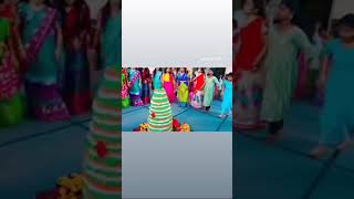 Bathukamma celebrations in our school [upl. by Nnawaj]