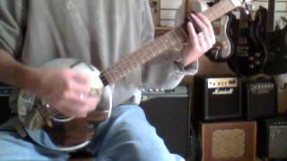 Turkeychicken 4 String VW Hubcap Guitar Demo [upl. by Reyem811]