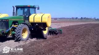 K Line Speedtiller  3 Point Linkage on Moldboard Ground [upl. by Attehcram]