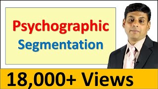 Psychographic Segmentation  Marketing Video Lecture by Dr Vijay Prakash Anand [upl. by Aiuqet]