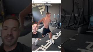 Reacting to Jonathan Haggerty’s strength amp conditioning muaythai strengthandconditioning [upl. by Buell]