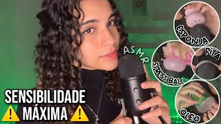 ASMR  SENSIBILIDADE MÁXIMA – para sentir MUITOS arrepios [upl. by Kcirdnek]