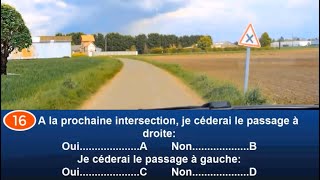 Code de la route 💯 2024 💥 CodeDeLaRouteEnFrance 🇫🇷 Sérié 39 Q 01 à 40 Panneaux de signalisation [upl. by Yenwat]