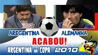 Argentina X Alemanha  Piores Momentos da COPA de 2010 [upl. by Catlaina]