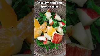 Fruit and Sprouts Salad  Healthy Salad  healthyfood [upl. by Garrik164]