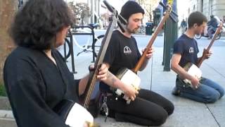 Amazing Shamisen Trio on streets of Santa Cruz [upl. by Gnidleif95]