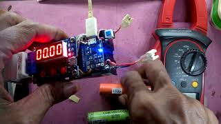 DIY Simply amp Cheap 18650 LiIon Battery Capacity Tester Charger  Discharge Station [upl. by Alekim]