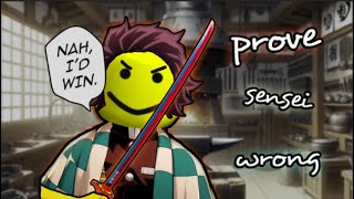 ⛩️ Make Katanas and Prove Sensei Wrong Gameplay [upl. by Pachston]