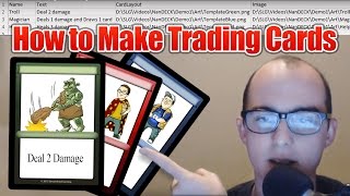 How to Make Trading Cards using NanDeck [upl. by Buderus]