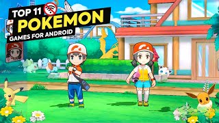 Top 11 Best POKEMON Games for Android 2023 OfflineOnline [upl. by Anailuig951]