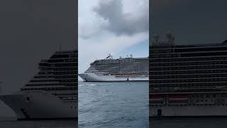 MSC Seaview from tender in Cannes cruiseline cruise cruiseship [upl. by Eceinej]