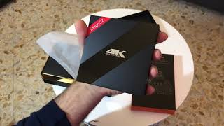 EstgoSZ Android 71 TV Box con Amlogic S912 OctoCore 64Bit Arm Cortex A53  Amazon unboxing review [upl. by Eseyt696]