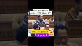 Moment PakMenteri Jenderal TITO ditegur ketua DPR ini [upl. by Adelle]