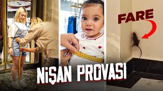 NİŞAN ELBİSESİ PROVASINA GİTTİK👗SİTEDE FARE PANİĞİ 🐁 [upl. by Etem]