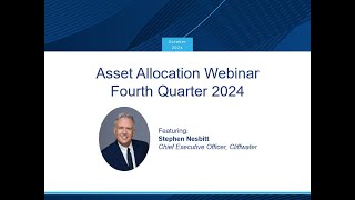 Cliffwater Asset Allocation Webinar 4th Quarter 2024 [upl. by Celka]