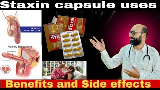 Staxin capsule usesbenefits and Side Effectsgood for erectile dysfunction and oligospermia [upl. by Ayamat]