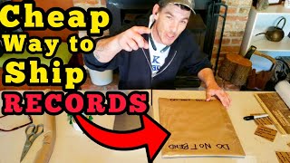 How To Ship Vinyl Records  my cheap and easy method 2019 [upl. by Ennovad18]