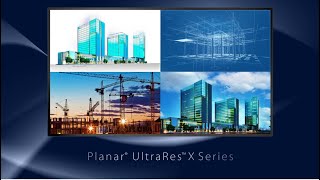 Planar UltraRes X Series  LCD Displays with Exceptional Image Color and Clarity [upl. by Woodcock]