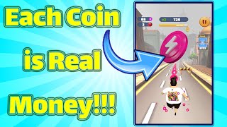 Earn real money by playing this Endless Runner free to earn First Run [upl. by Mick733]