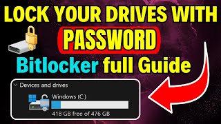 How To Lock Hard Drive With Password Windows 1110 Lock ANY DRIVE ANY Partition [upl. by Sheridan]