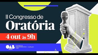 II CONGRESSO DE ORÁTORIA [upl. by Yaresed448]