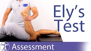 Elys Test⎟Rectus Femoris Contracture [upl. by Etz]