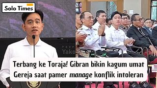 Pidato Wapres GIBRAN di Sidang Raya XVIII GerejaGereja di Toraja [upl. by Yelime92]