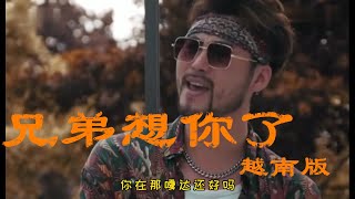 熱歌榜第一《兄弟想你了》越南完整版原唱來啦，「兄弟啊想你啦，我在這嘎達挺好的」 [upl. by Oivatco]