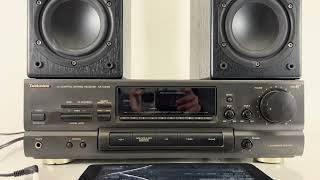 Technics AV Controller Stereo Receiver Stereo Receiver SAGX190 [upl. by Halette]