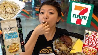 Trying Singapore 7ELEVEN Foods [upl. by Naerda]