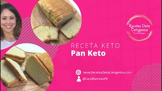 Pan Keto low carb Receta de pan de caja sin harina libre de gluten con harina de almendras [upl. by Neelyt]