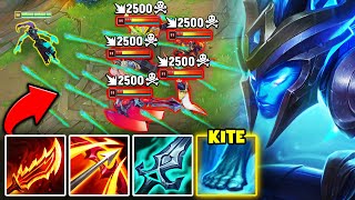 KALISTA BUT I GO TOP LANE AND BECOME A 1V5 KITE MACHINE THEY ALL RAGED [upl. by Essam]