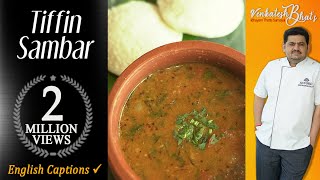 Venkatesh Bhat makes Hotel tiffin sambar Hotel style tiffin sambar recipe in Tamil sambar for idly [upl. by Alaehcim]