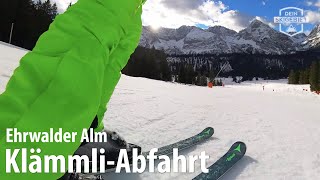 Ehrwalder Alm Piste Nr 3 quotKlämmliquot [upl. by Suoiluj669]