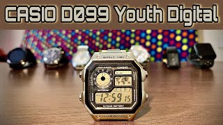 casio youth digital watch  Casio D099 youth digital  Jems bond 007 watch  Unboxing review price [upl. by Ethelstan]