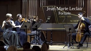 Jean Marie Leclair Deuxieme recreation de musique II Forlane Gnessin Baroque [upl. by Pendleton]