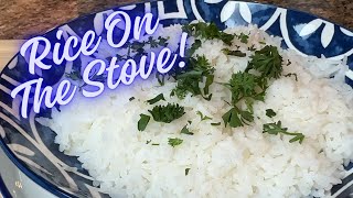 How To Cook The Perfect Rice On Stove Top [upl. by Dnomyad664]