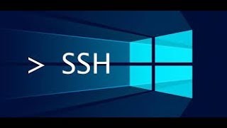 Install openSSH server on Windows 10 [upl. by Arsi860]