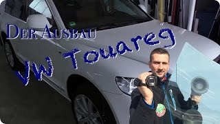 VW Touareg Scheibenheizung Bj2010 Frontscheibe tauschen was müsst Ihr abbauen ausbauen beachten [upl. by Ecirtra]