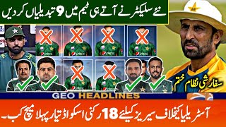 New Selector Younis Khan Made 9 Changes in Pak Team vs Australia  Pak vs Aus Series 2024 [upl. by Nnylrats]