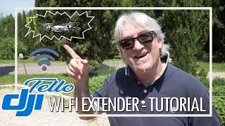 DJI TELLO  TUTORIAL configura passopasso il WIFI Extender [upl. by Woodley]