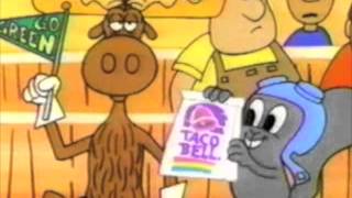 Taco Bell commercial with Rocky and Bullwinkle  1993 [upl. by Ativet]