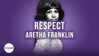 Aretha Franklin  Respect Official Karaoke Instrumental  SongJam [upl. by New]