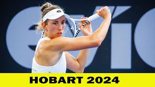 Elise Mertens vs Daria Saville Highlights  Hobart 2024  1122024 [upl. by Cita]