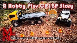 The Arktos 6x6 Flatbed to the Rescue  A Hobby Plus CR18P Recovery Story [upl. by Ertha354]